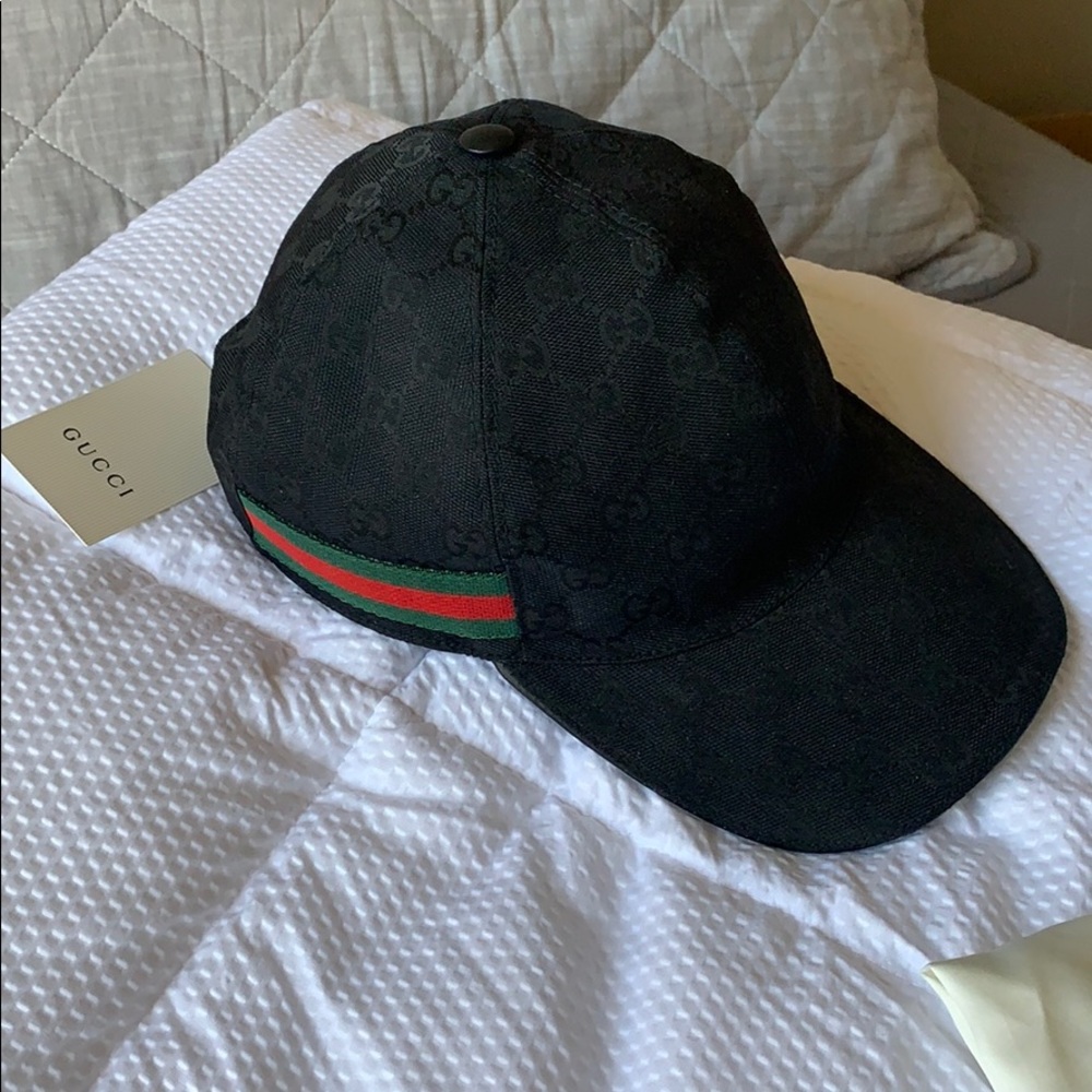 Gucci canvas baseball cap